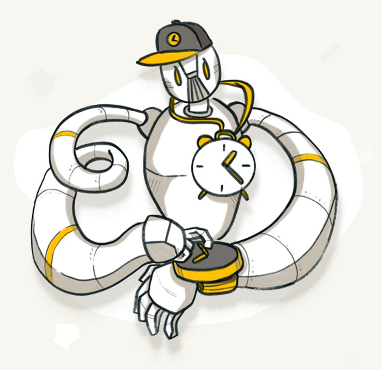 Characterdesign: Timebot
